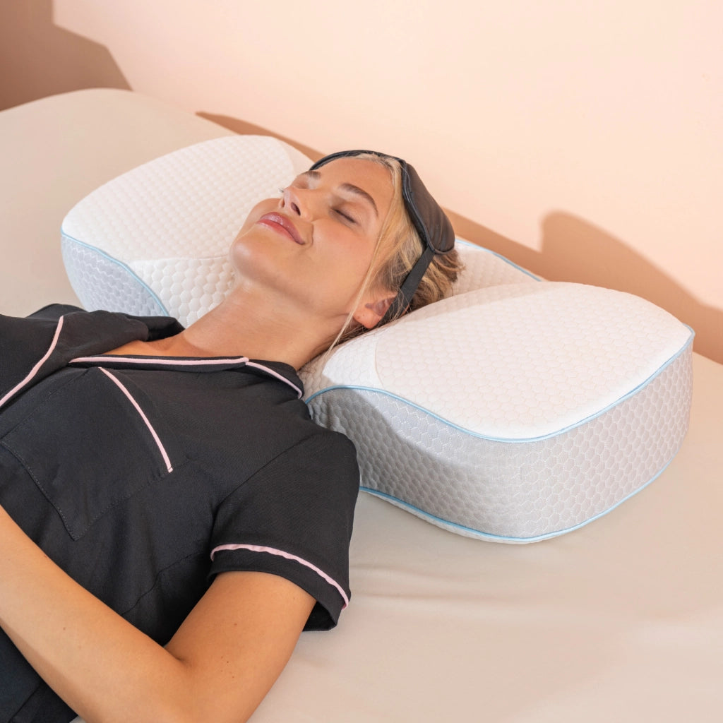 Cuscino Antirussamento Memory Foam Ergonomico 67x36x13 cm – Supporto Cervicale Ortopedico per Dormire su Schiena e Fianco – Federa Traspirante Rimovibile, Ideale per Chi Soffre di Russamento e Dolori Cervicali