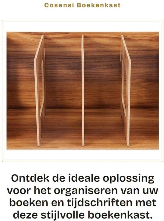 Scaffale in legno per libri, organizzatore per bambini, cassettone per ufficio, contenitore per DVD, robusto e duraturo, dimensioni 34 x 16 x 18 cm, cassettone per libri