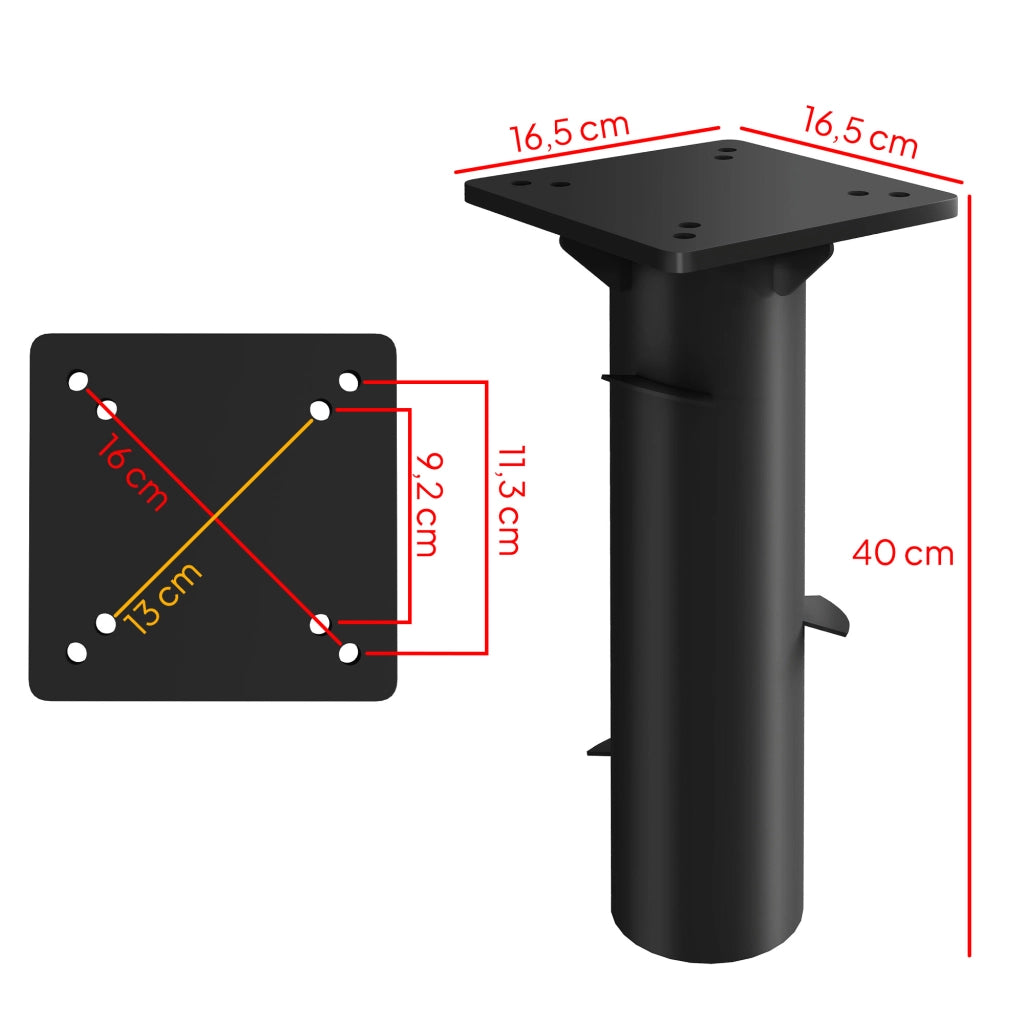 Base per ombrellone da giardino ¨C zephmum ¨C metallo antracite