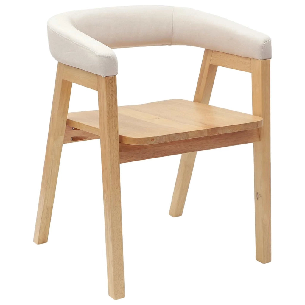 Sedie da pranzo 2 pcs Naturale 54 x 57 x 73 cm