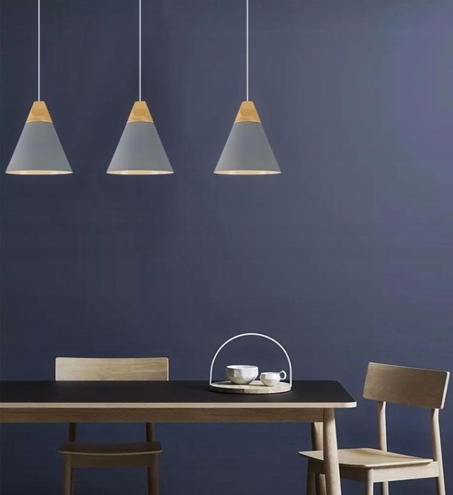 Lampada Da Soffitto Pensile Scandi A Grigio