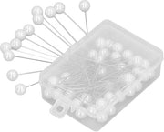 Accessori per Sarti 50 Pezzi - Pennelli di Allacciatura Extra Lunghe - Marcatura della Stoffa in Acciaio Inossidabile - Punti di Ricamo a Forma di Palla - Progettazione Sostenibile - Per Abiti da Sposa