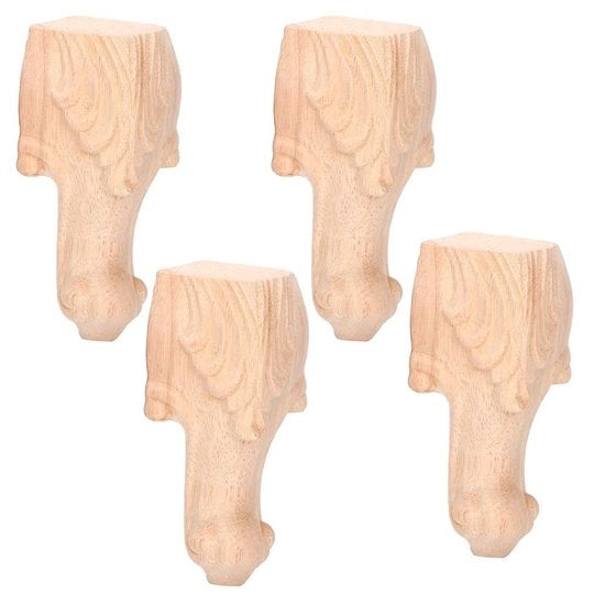 Set di supporti per mobili in legno - stile europeo - decorativo - 15 x 6 cm - duraturo e sicuro
