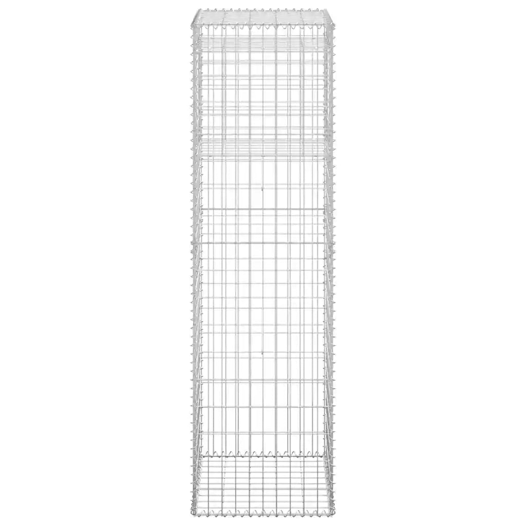 Cesto a Gabbione a Torre 50x50x180 cm in Ferro cod mxl 56047