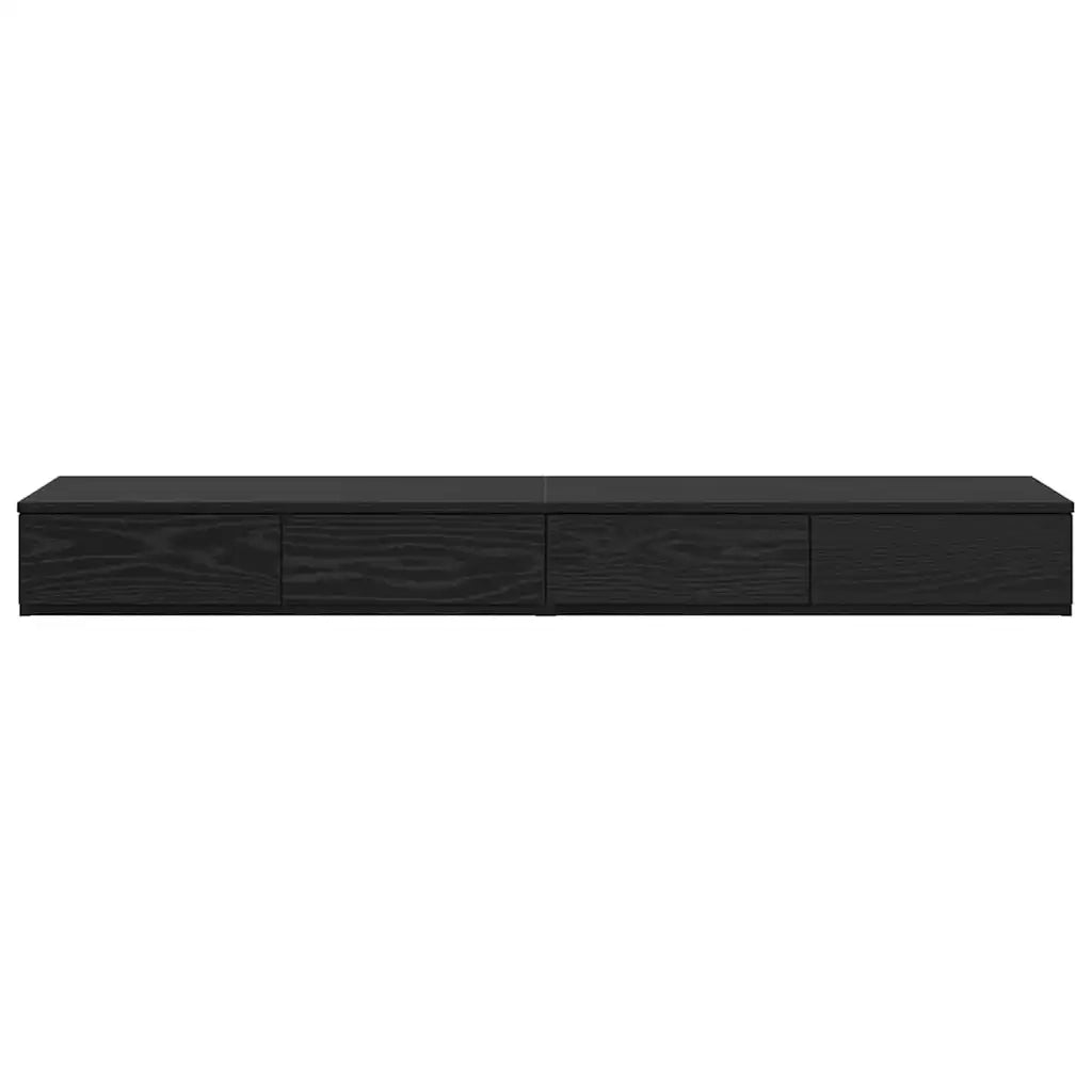 Cassetti per letto Rovere Nero 135 x 36,5 x 16,5 cm 866988