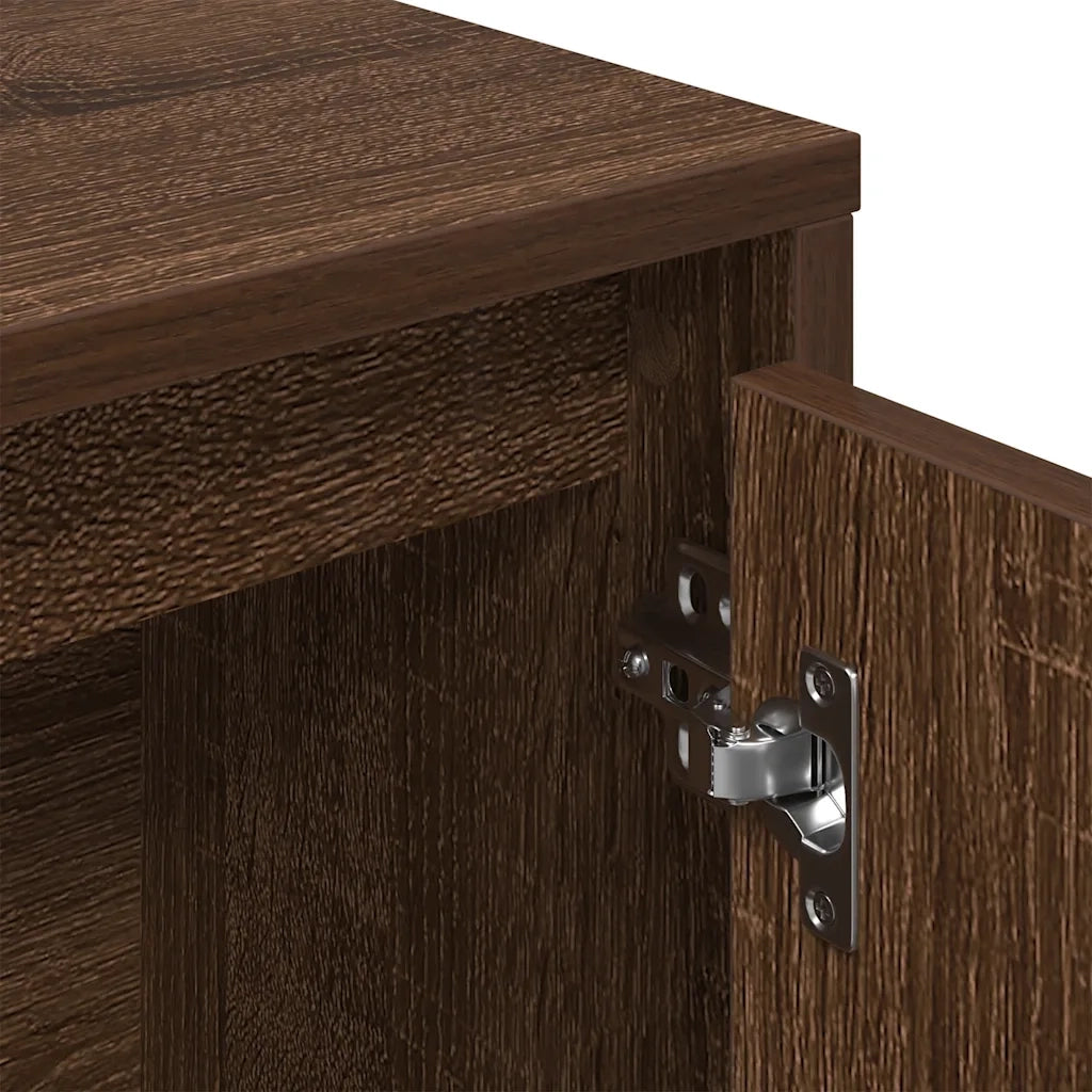 Libreria Rovere Marrone 89x24x101,5 cm in Legno Multistrato 860406