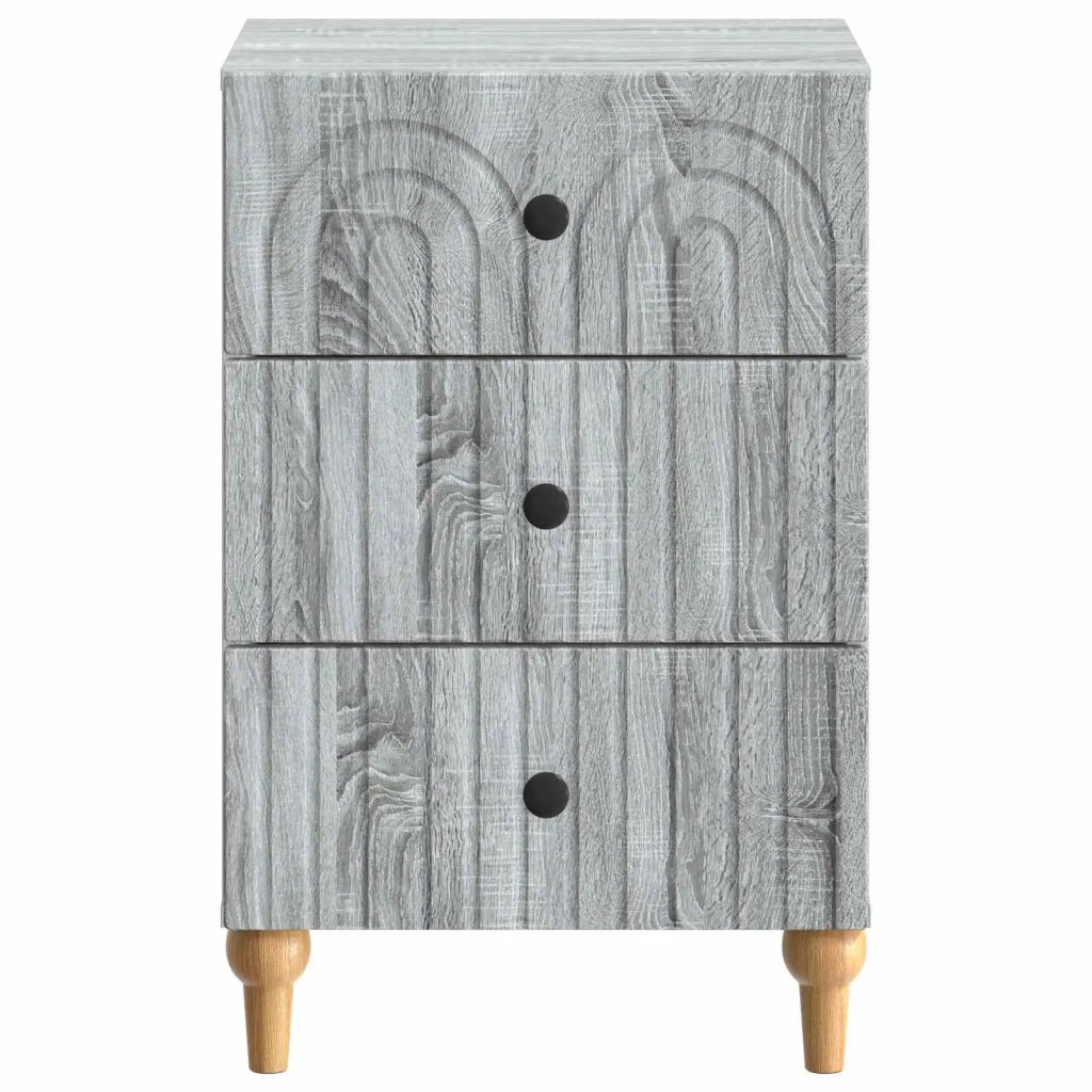Armadio da Notte con cassetto Grigio Sonoma 43x 41 x 66,5 cm
