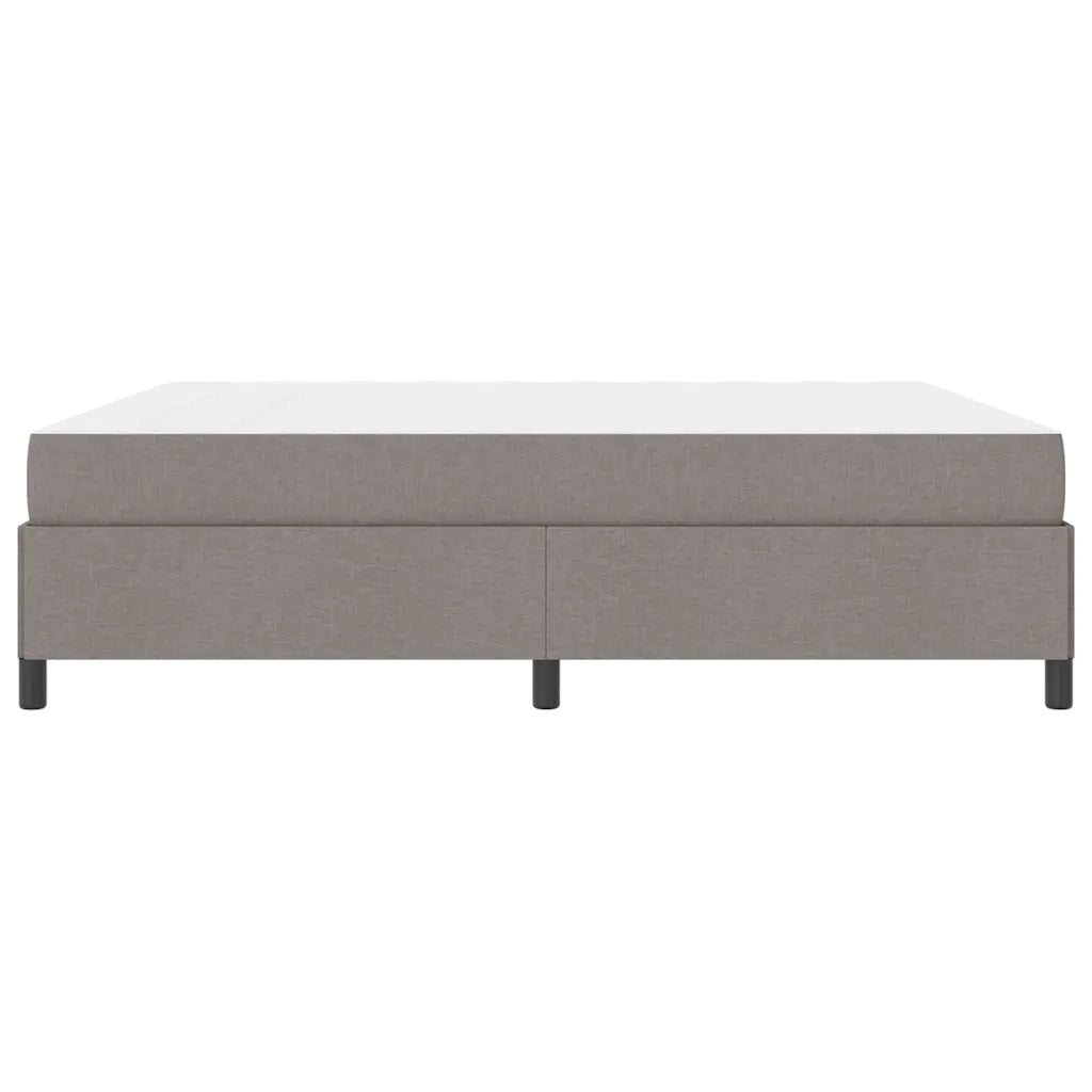 vidaXL Letto a molle Tortora e Nero 180 x 200 cm