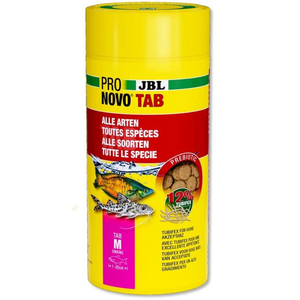 JBL ProNovo Tab M - Compresse di mangime per tutti i pesci da 1 a 20 cm Formato: 1000 ml