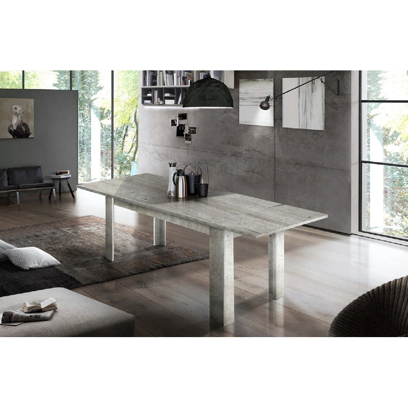 Tavolo allungabile Jesi – 160/210x90x75 – Cemento