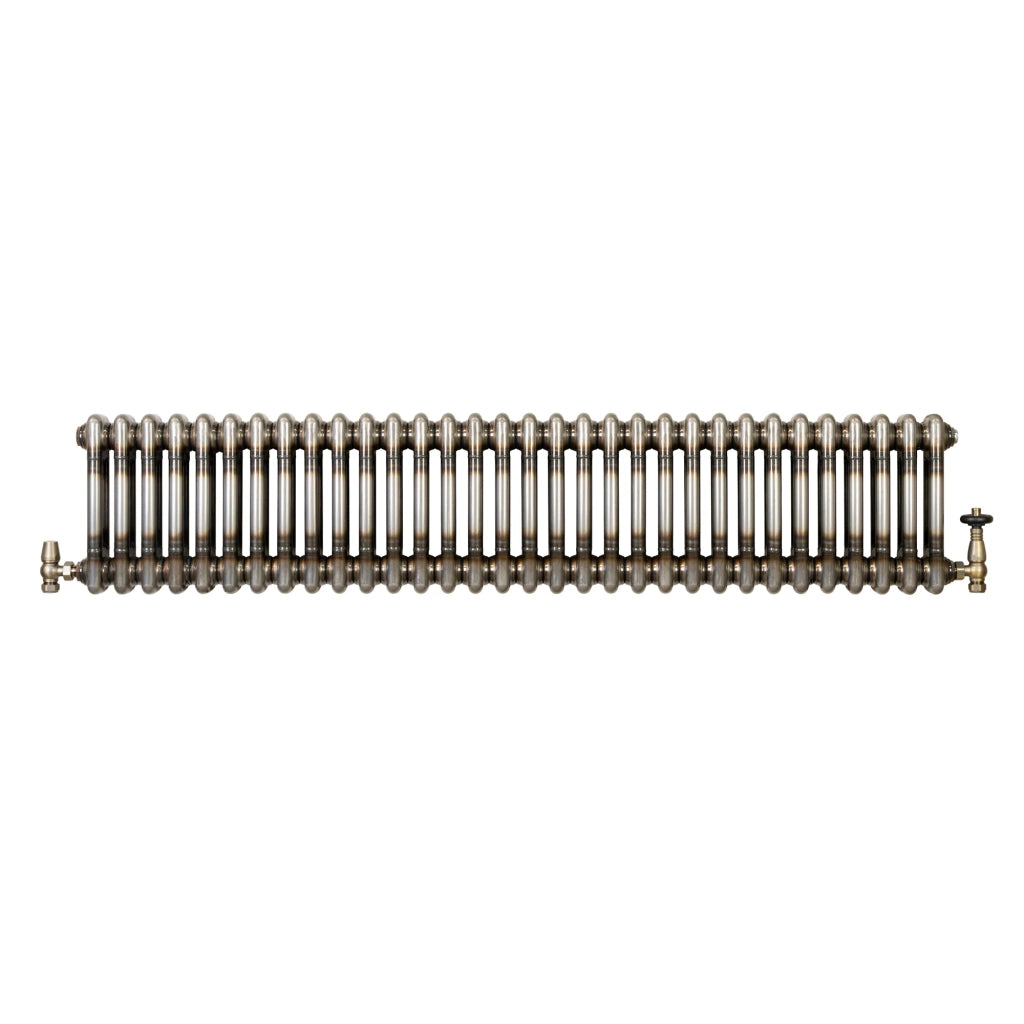 Radiatore 2 Colonne Orizzontale Metallo Grezzo 300 x 1460 mm TRV