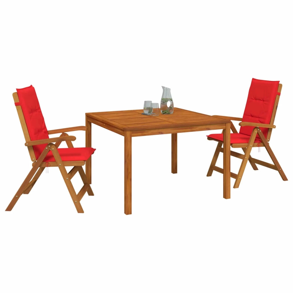 Set da pranzo da giardino 3 pezzi 3 pz Naturale 3434612