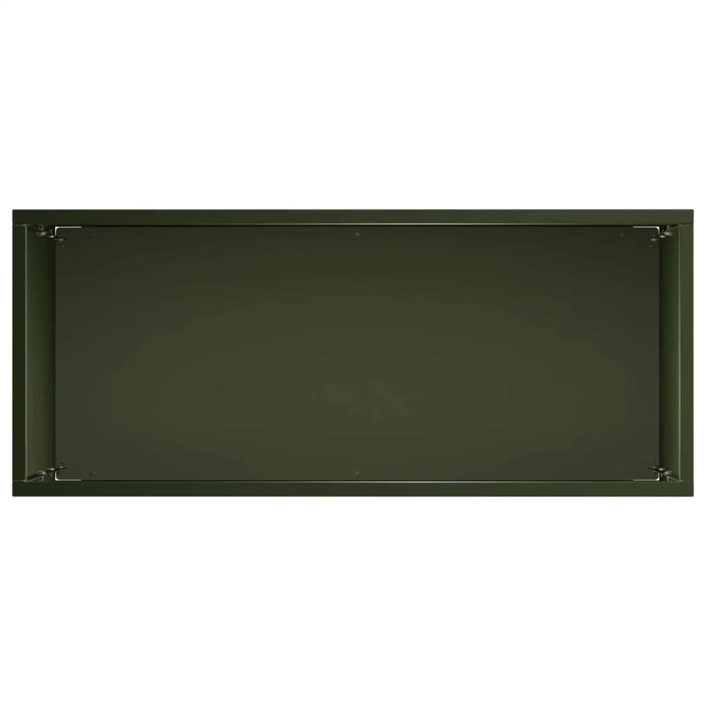 Vaso da giardino 2 pz Verde Oliva 50 x 20 x 75 cm 8005463