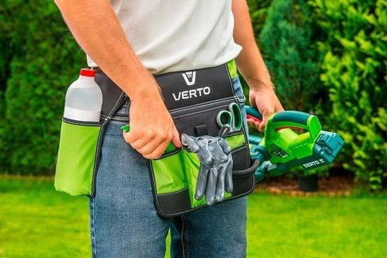 Racchetta per giardiniere con chiusura a clip - 6 contenitori - cassetta di attrezzi - cintura di lavoro