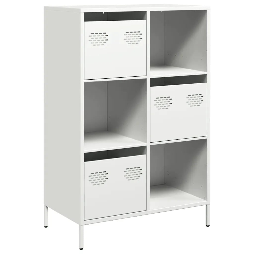Credenza | Madia | Buffet da pranzo | Armadio da pranzo Bianca 68x39x103,5 cm in Acciaio