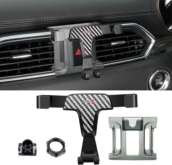 Supporto per telefono per scarico universale per Mazda CX5 CX8 2018-2023 - Compatibile con tutti i modelli - Facile da utilizzare supporto per telefono per auto