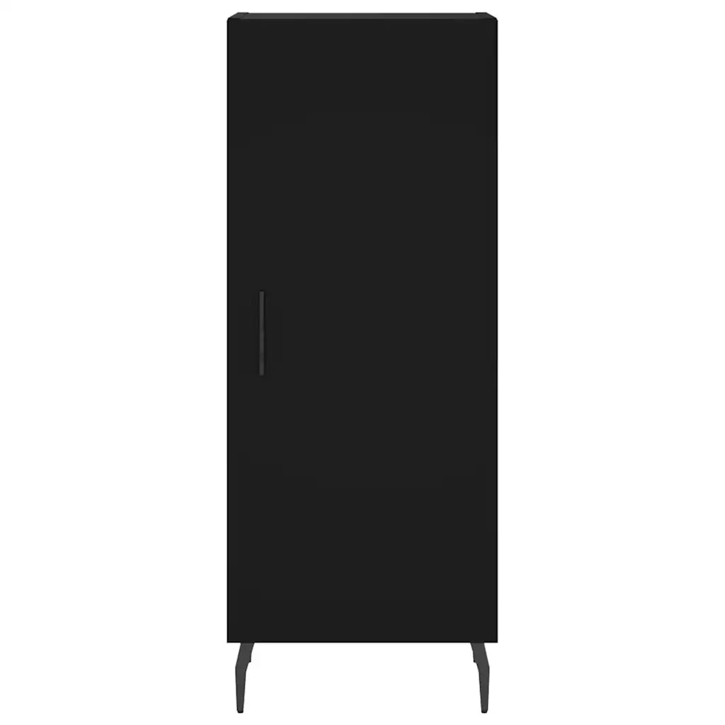 Credenza | Madia | Buffet da pranzo | Armadio da pranzo Nero 34,5x34x90 cm in Legno Multistrato