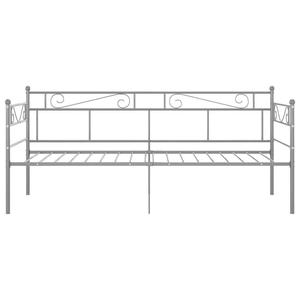 Telaio Divano Letto Grigio in Metallo 90x200 cm cod mxl 59850