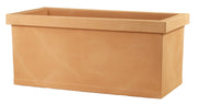 Vaso 100x46x41cm in Resina Tulli Cassetta Liscia Classic 100 Anticato