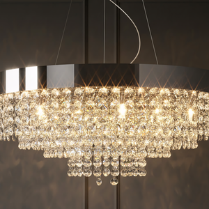 Lampada Da Soffitto APP1786-16CP 60 Cm Chrome