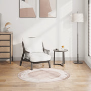 Tappeto Lavabile 120 cm Beige 337945
