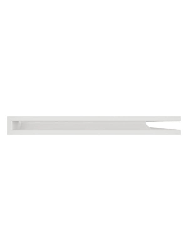 Griglia di ventilazione Angolare per camino 60x800x600 - Loft Angle destra bianca