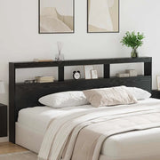 Testiera Rovere Nero 220 x 17 x 102 cm Legno multistrato 886258