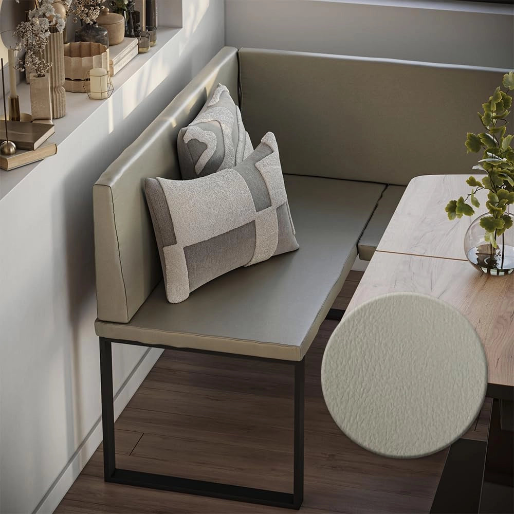 Vicco panca ad angolo Ravon, Cachemire, 120 x 120 cm