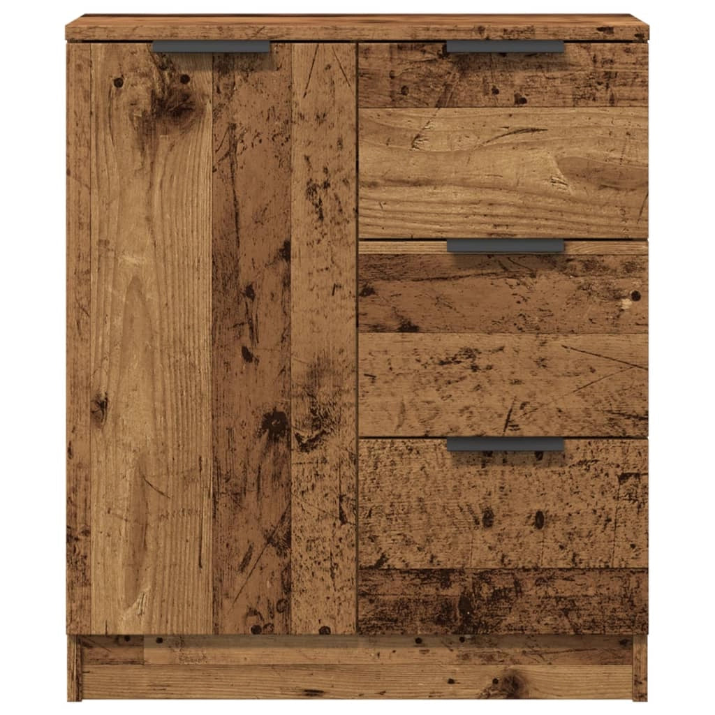 Buffet credenza cassettiera armadio mobile contenitore organizer cucina soggiorno salotto legno vecchio 60 x 30 x 70 cm legno ingegnerizzato marrone 02_0036601