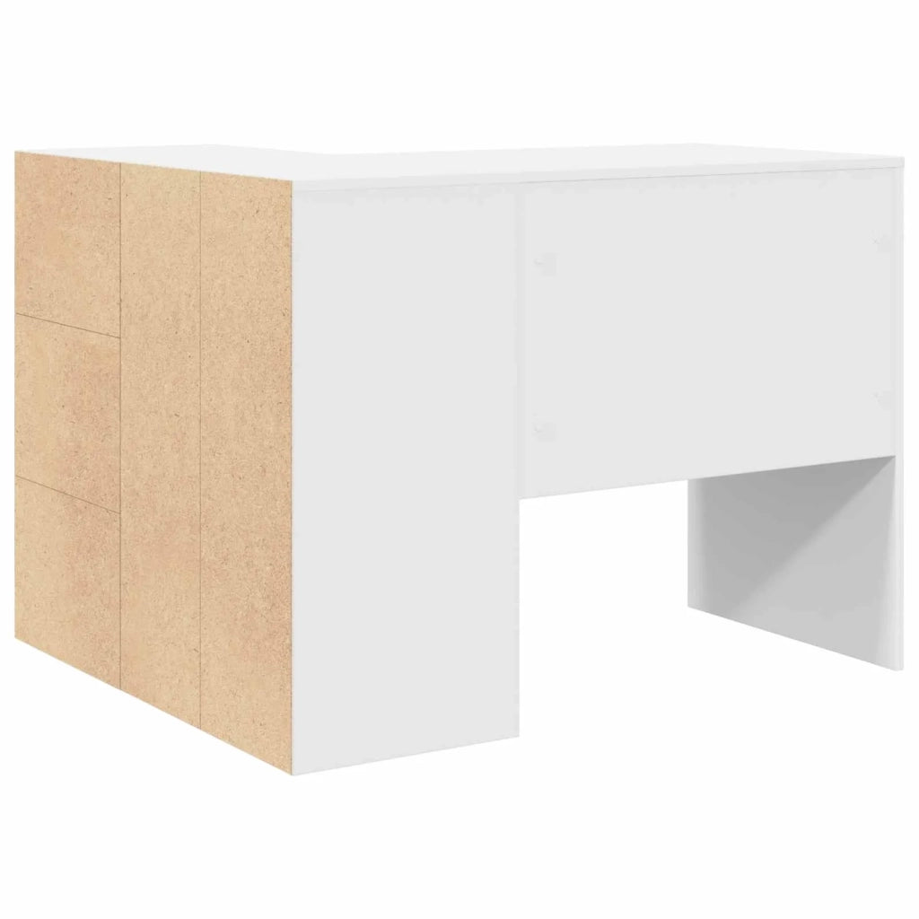 Scrivania ad angolo con cassetto Bianco 102 x 88 x 75 cm 3337273