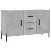 Credenza | Madia | Buffet da pranzo | Armadio da pranzo Grigio Cemento 100x36x60 cm in Legno Multistrato