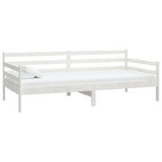 Letto singolo | Letto per adulti | Dormeuse Bianca in Legno Massello di Pino 90x200 cm
