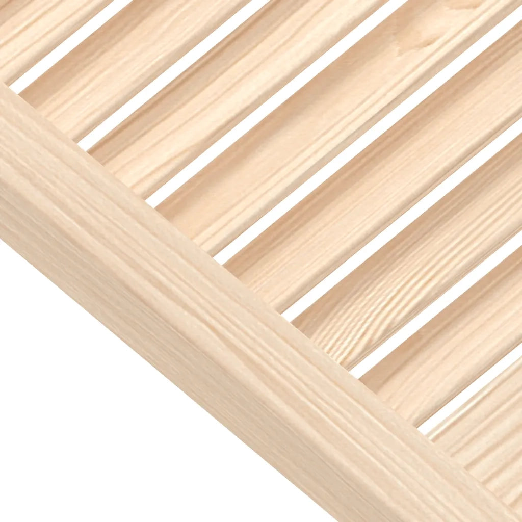 Ante con Design a Lamelle 4 pz 39,5x49,4 cm in Legno di Pino CFW2216449