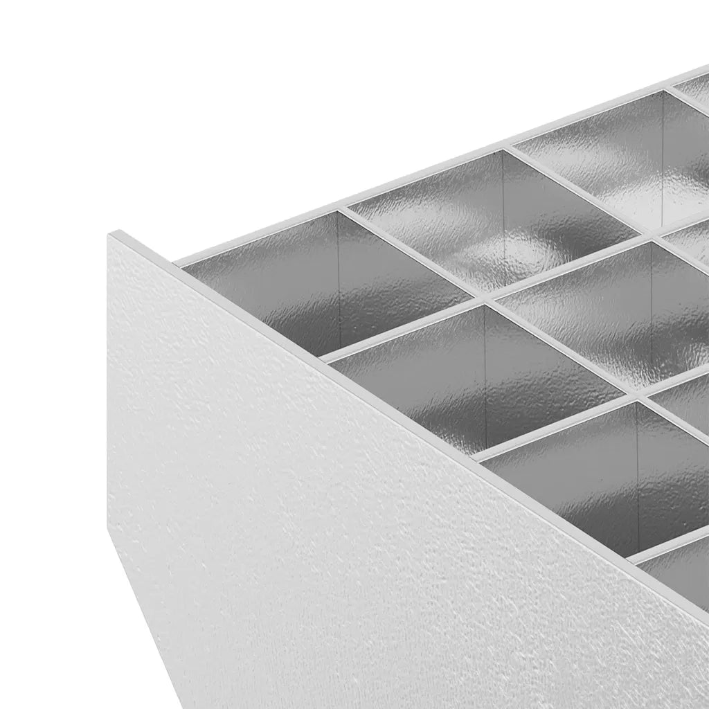 Gradino in Griglia 90x24x7 cm Acciaio Zincato 155685