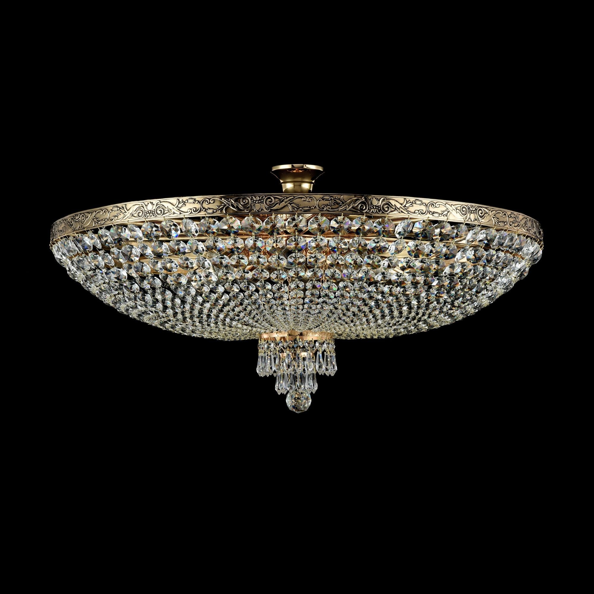 Lampadario Royal Classic in Metallo Palace Oro Antique