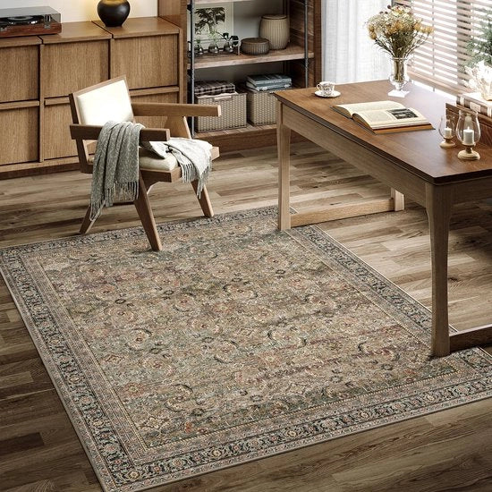 Tapijt per Woonkamer 120x170cm, Retro, Antislip, Kortpolig, per Slaapkamer, per Eetkamer, per Kantoor