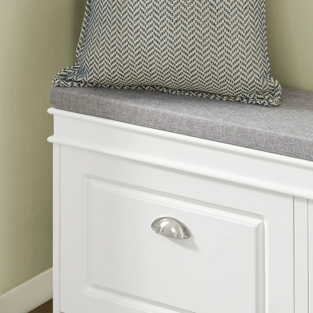 Scarpiera salvaspazio Slim Mobili per Scarpe Serie Scarpiere 104x24x52cm Bianco FSR64-W