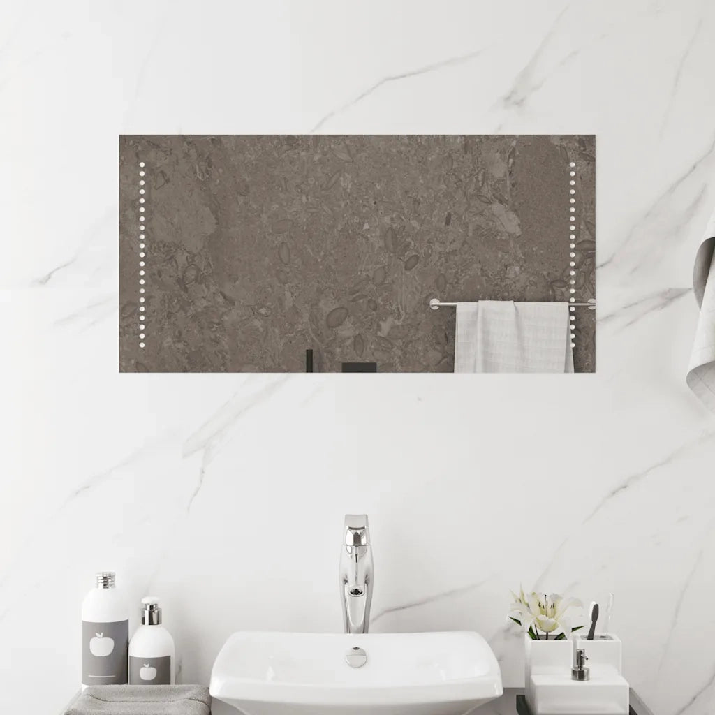 Specchio da Bagno con Luci LED 80x40 cm cod mxl 67491