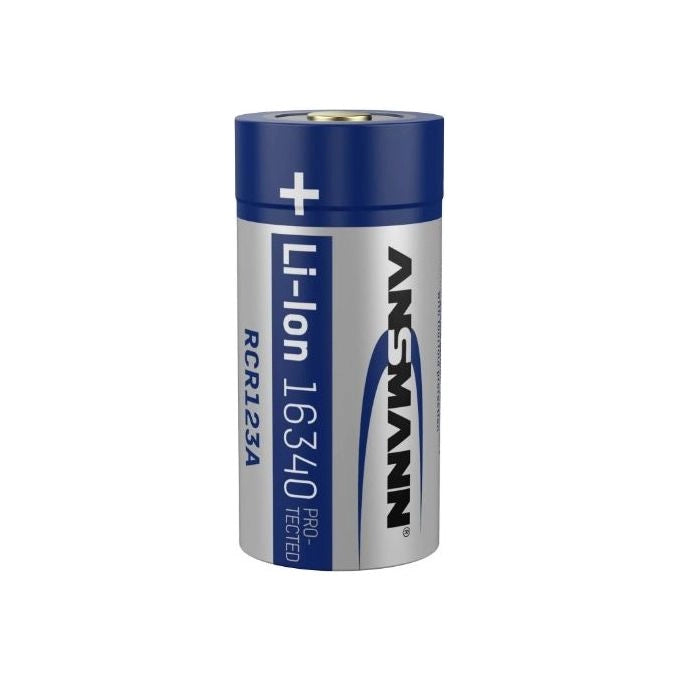 Ansmann 1300-0017 16340 CR123A Batteria Ricaricabile Li-Ion 850 mAh 3,6 V