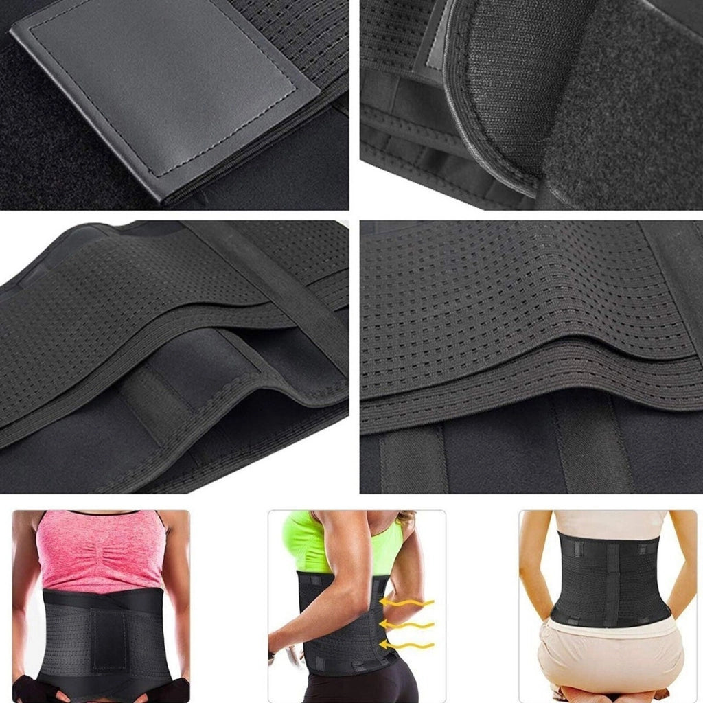 FASCIA ELASTICA LOMBARE REGOLABILE POSTURALE TUTORE SCHIENA NEOPRENE 120CM XXL