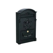 Alubox 47352 Residence Cassetta Postale in Alluminio Pressofuso Verniciato con Serratura in Ottone colore Nero