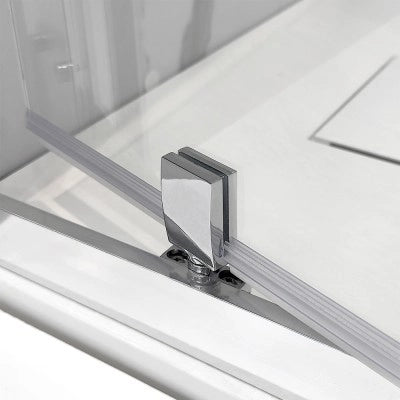Box doccia 70x90x70 cm con porta a battente trasparente H 200 cm Ted
