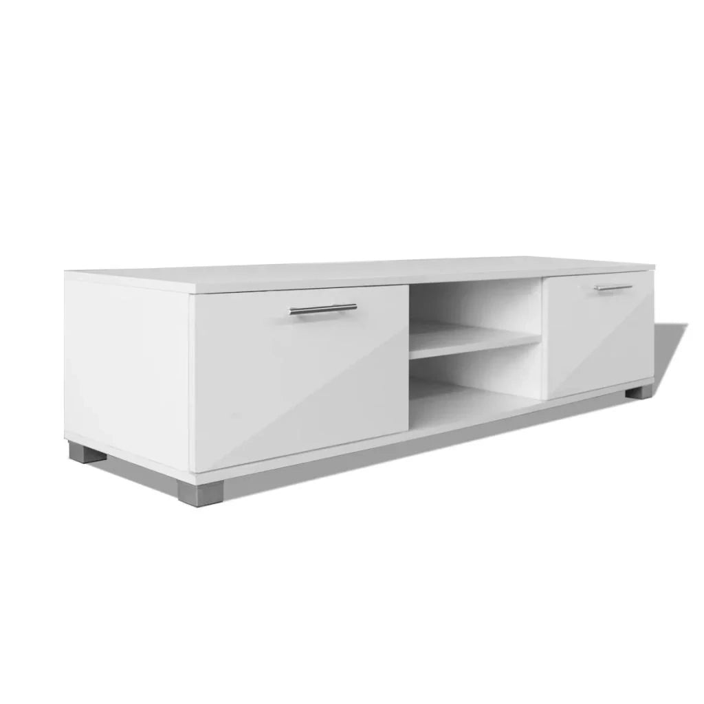 Mobile TV/credenza 2502039 bianco pratico e lucido da 120 cm