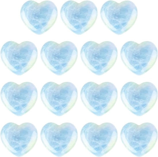 15 cristalli curativi - pietre d'amore - pietre del cuore - cristalli della palma - ornamenti di pietra per riduzione dello stress e yoga - contenuto HTML.