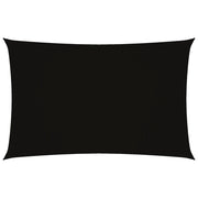 Parasole a vela | Telo Ombra | Vela da ombra Oxford Rettangolare 2x4,5 m Nero