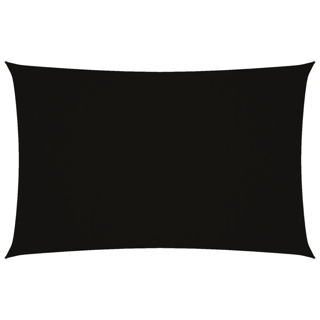 Parasole a vela | Telo Ombra | Vela da ombra Oxford Rettangolare 2x4,5 m Nero