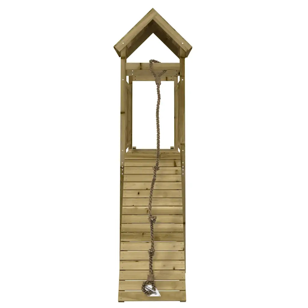 Casetta con Arrampicata in Legno di Pino Impregnato 3155869