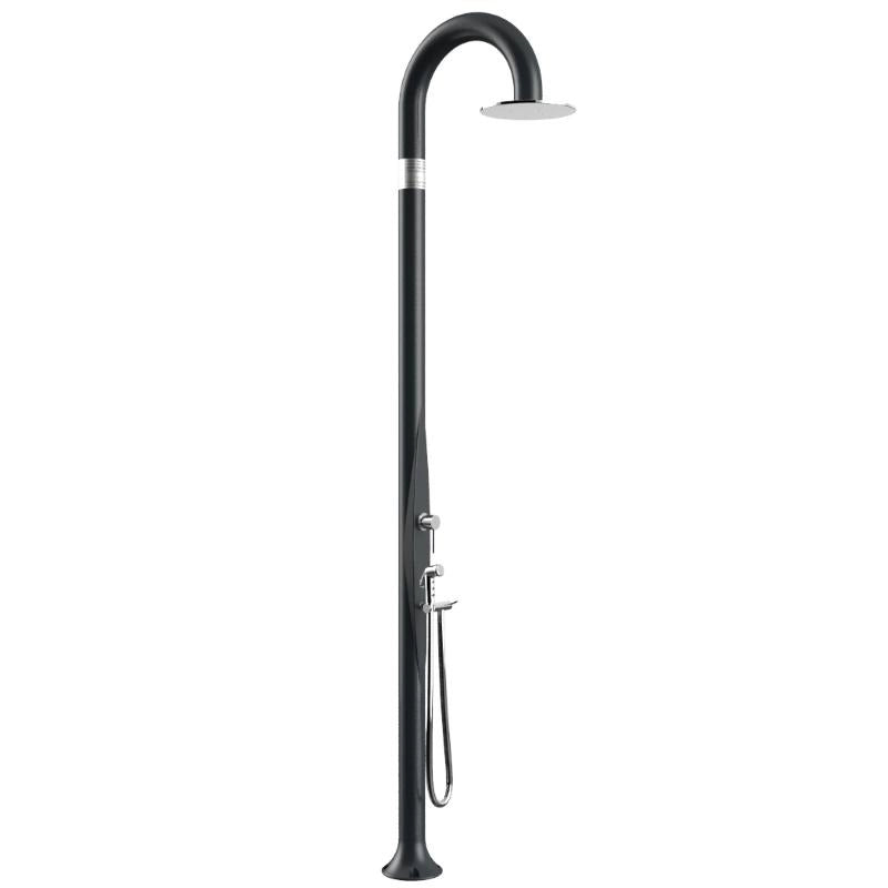 Doccia Tradizionale In Resina Funny Yin Con Miscelatore E Doccetta Colore Antracite Cv-T345/7016