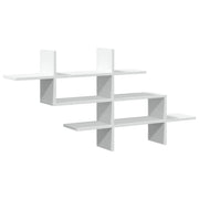 Scaffale a parete | Ripiano a parete | Mensola a parete Bianco 124,5x18x60,5 cm in Truciolato