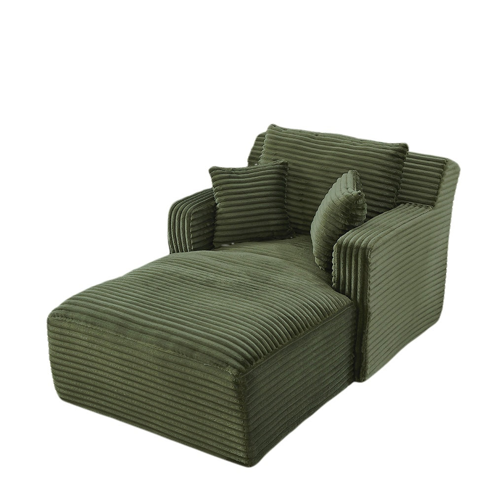 Divano letto in velluto costato - Xylo - Convertibile in chaise longue